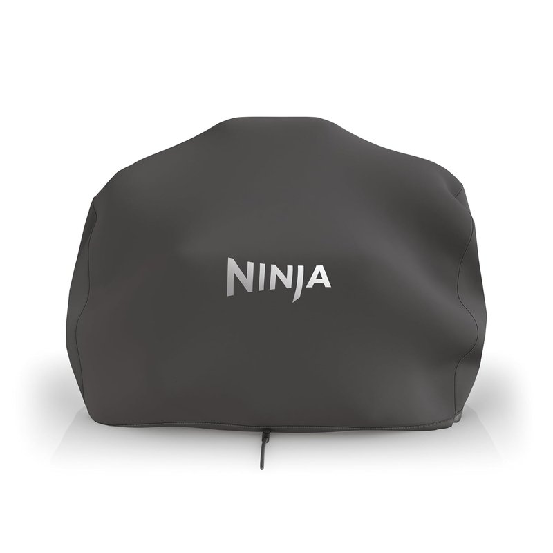 Ninja XSKCOVERXL Woodfire Premium Grill Cover Pro, Compatible with OG800 and OG900 Series, UV & Water Resistant, Elastic Drawstring for Snug Fit, Lightweight, Year-Round Protection, 13'' x 24'', Black
