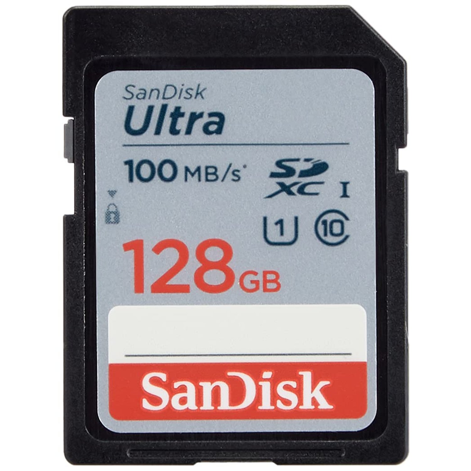 SanDisk Ultra 128 GB SDXC Memory Card up to 100MB/s, Class 10 UHS-I