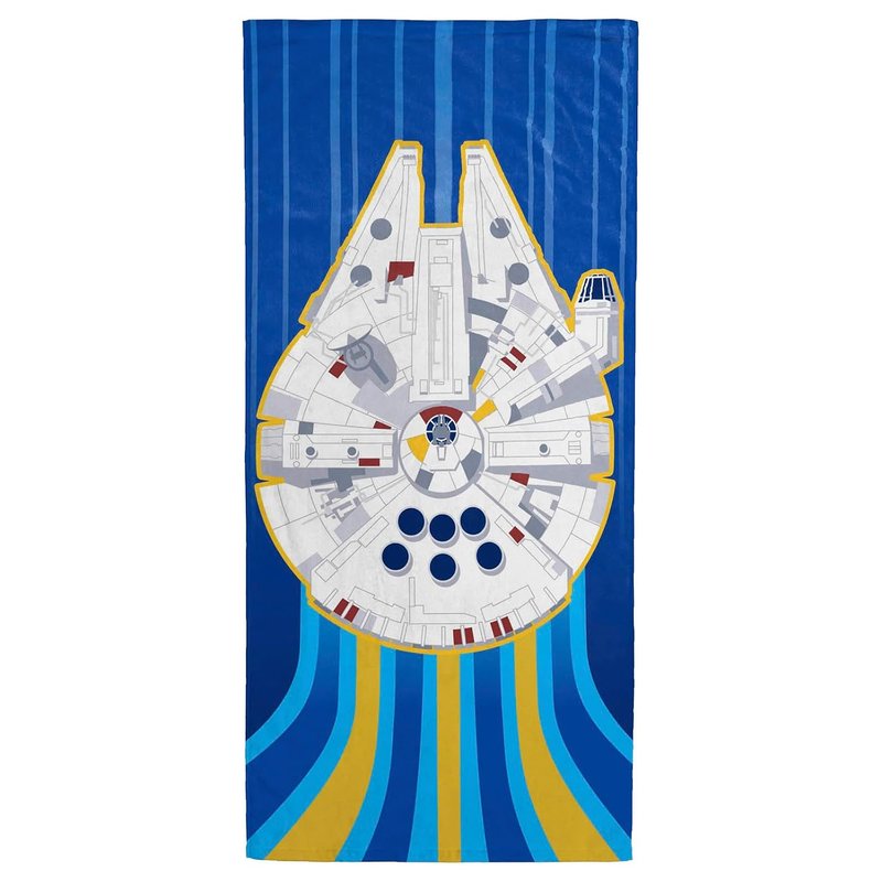 Jay Franco Star Wars Towel with Millennium Falcon For Bath, Beach, & Pool, 71cm x 147cm