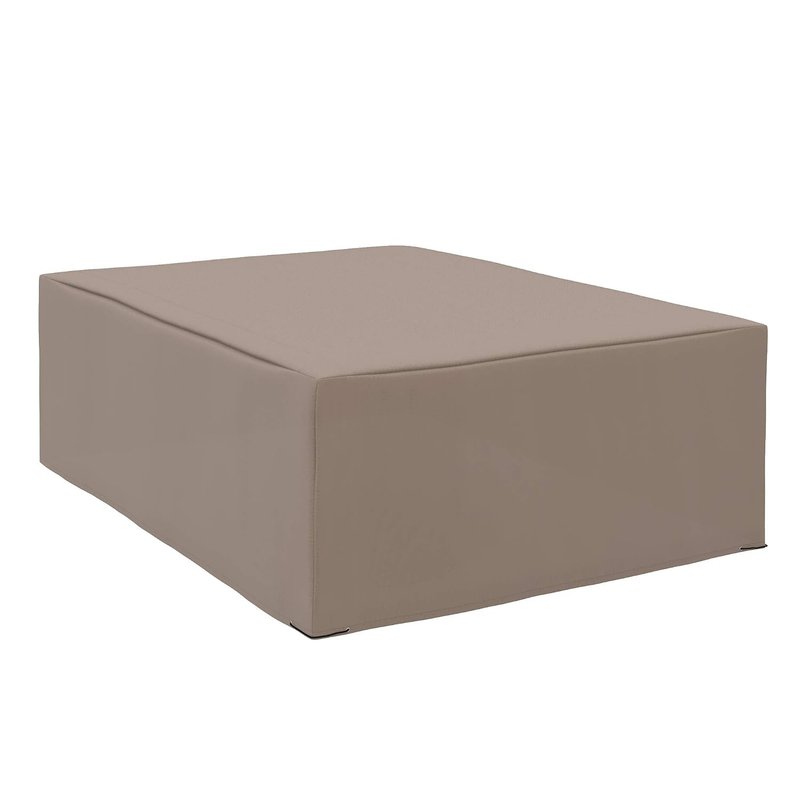 Outsunny 600D Oxford Outdoor Garden Furniture Sofa Set Cover, Waterproof Anti-UV Rattan Sun Lounger Protection Protector Cover, 275L x 205W x 90Hcm, Beige