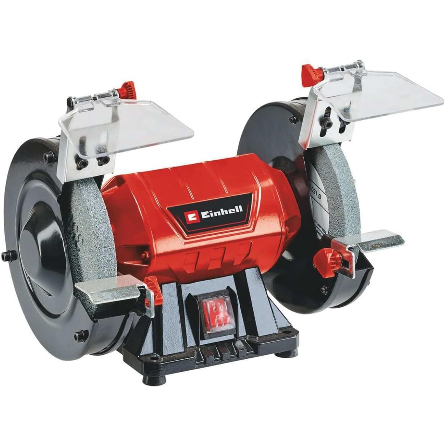 Einhell Grinding Wheel 150W, for Small and Large Repairs, Shape Corrections and polishing, Sold with roughing Wheel and fine Grinding Wheel K36/K60 TC-BG 150