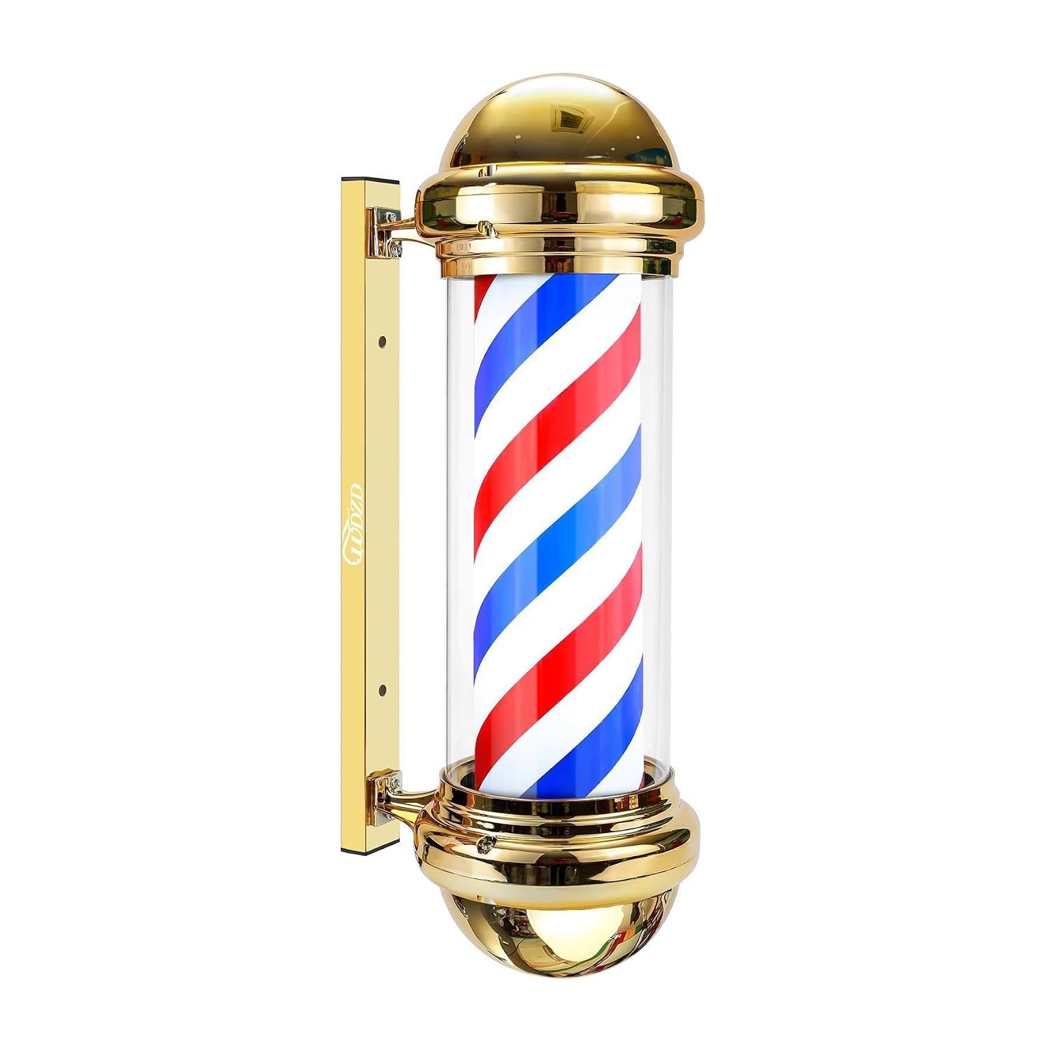 WDZD 29'' Golden Barber Pole Light