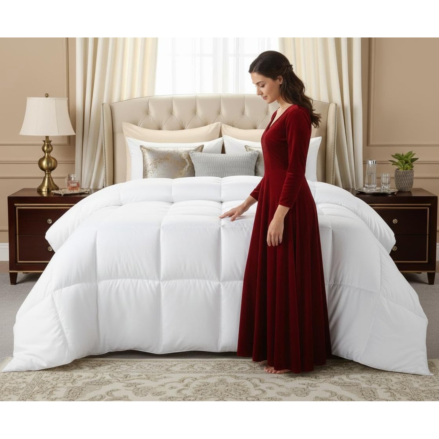 Casabella King Size Duvet 13.5 Tog - Premium Quality King Duvet for Year-Round Comfort - Soft Touch Cover, Hypoallergenic, Machine Washable - (230cm x 220cm)