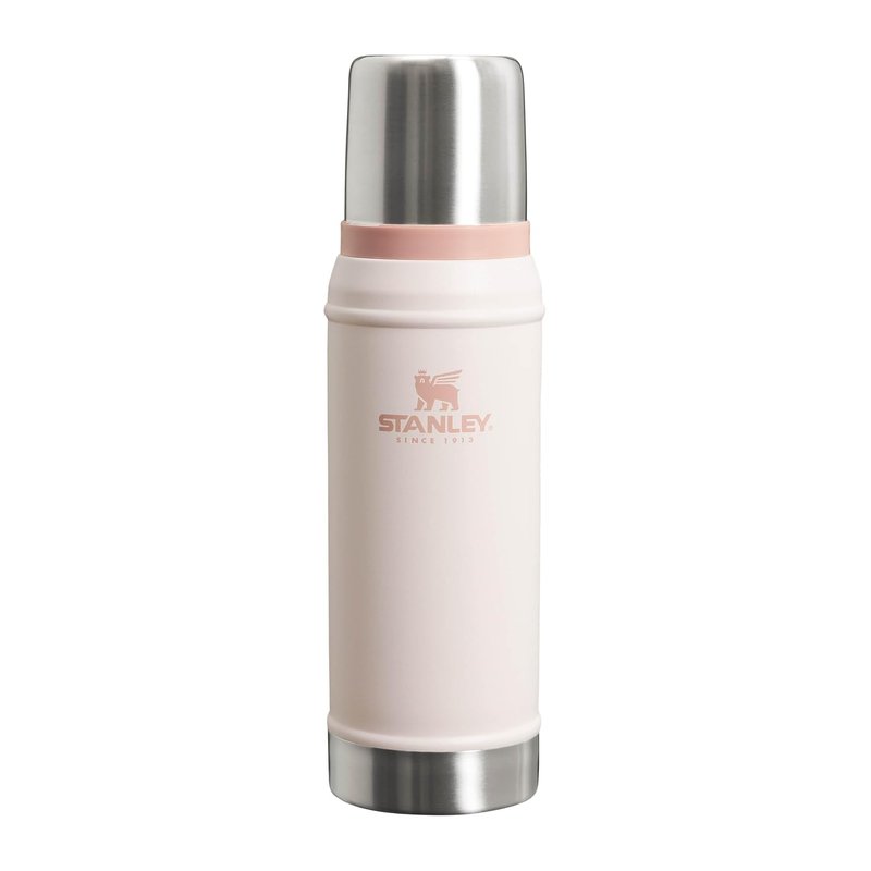 Stanley 1913 Classic Legendary Thermal Flask 0.75L - Keeps Hot Or Cold for 20 Hours - BPA-Free Insulated Bottle - Stainless Steel Coffee Flask - Leakproof - Dishwasher Safe - Rose Quartz