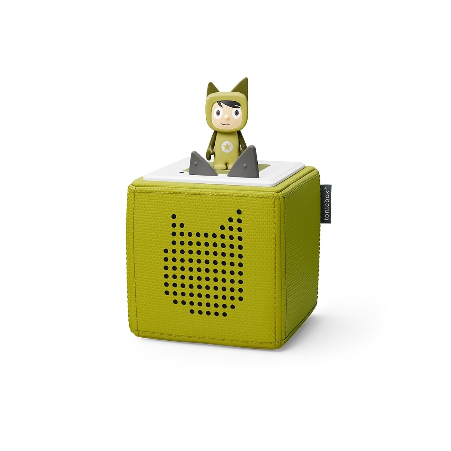 tonies Toniebox Wireless Musical Storybox Starter Set, including 1 Creative, Green