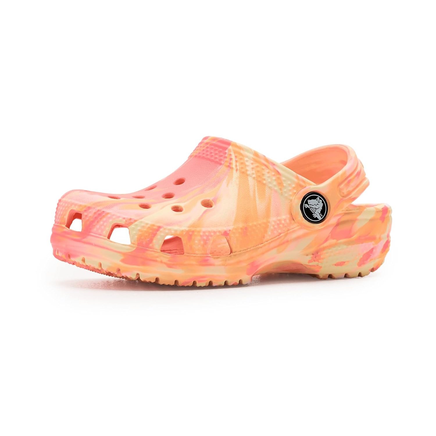 Crocs Kids Classic Clog, Guava/Multi, 4 UK Child