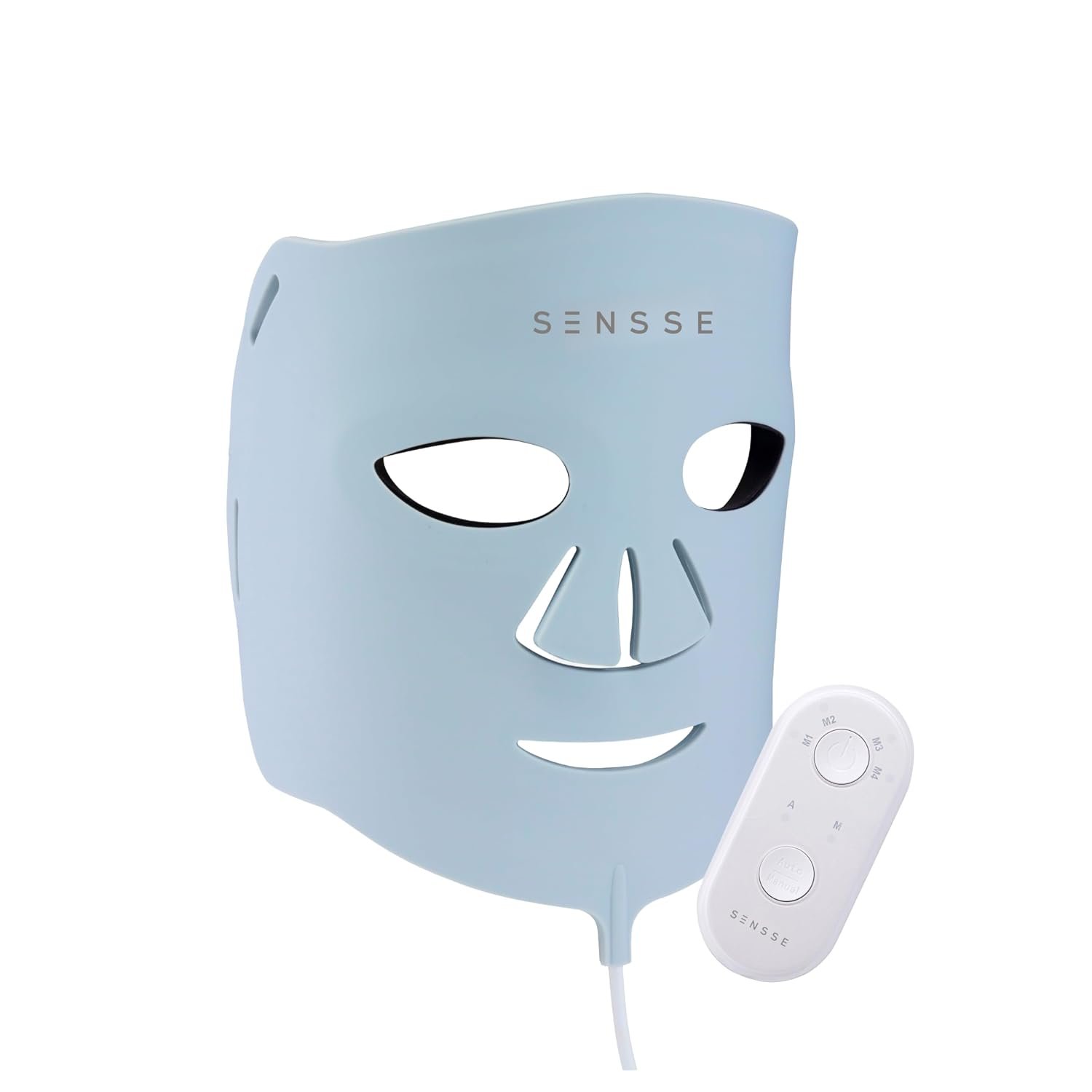 SENSSE Professional LED Mask | Soft & Flexible High Grade Silicon For Safe and Comfortable Use For Any Face Shape (Blue)