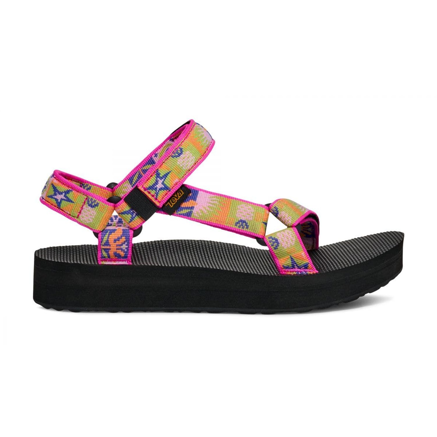 Teva Women's Midform Universal Sandal, Vacation Neon Spring, 8