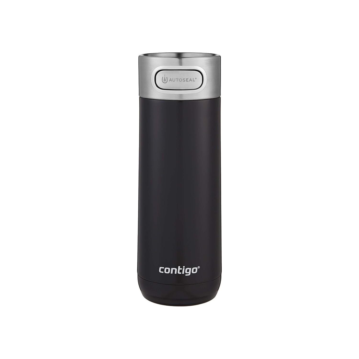 Contigo Luxe Autoseal Travel Mug, Stainless Steel Thermal Mug, Vacuum Flask, Leakproof Tumbler, dishwasher safe, Coffee Mug with BPA Free Easy-Clean Lid, Licorice