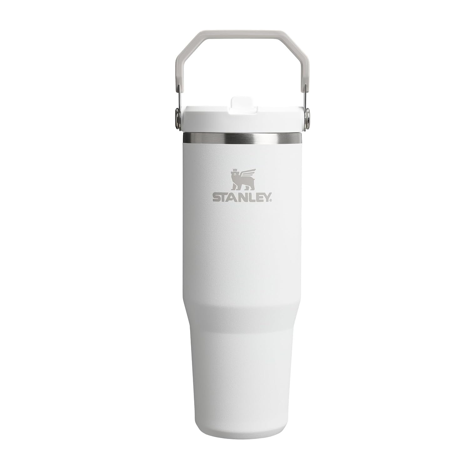 Stanley 1913 Flip Straw Tumbler Water Bottle with Straw 0.89L - Keeps Cold for 12+ Hours - Easy to Carry - Dishwasher Safe - Stainless Steel Thermal Flask - BPA-Free Travel Mug - Frost