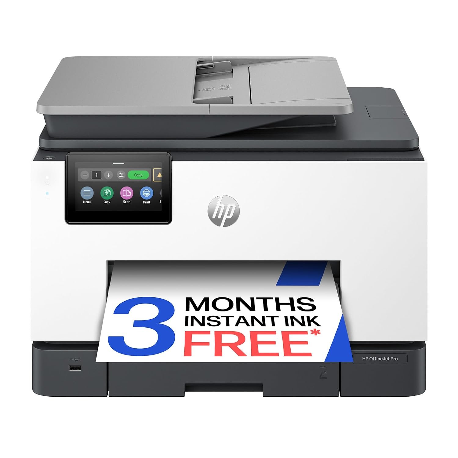 HP OfficeJet Pro 9132e All-in-One Printer | Colour | Printer for Small Office | Print, Scan, Copy Automatic document feeder| 2 Tray | 3 Months of free Instant Ink | Easy Setup | Up To 3 Years Warranty