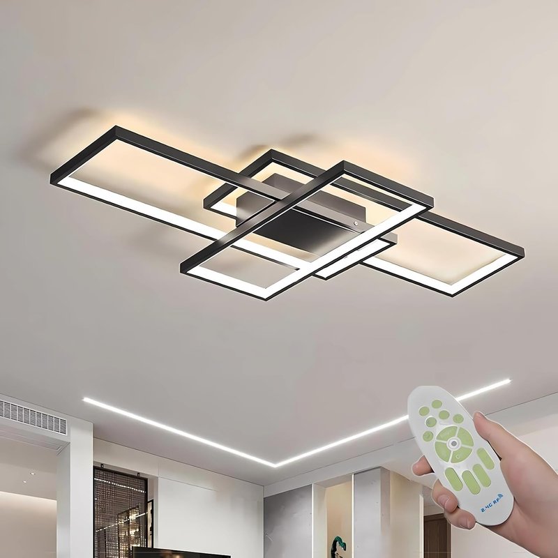 Diossad LED Dimmable Ceiling Light Modern LED Ceiling Lamp,Ceiling Lights 2700K-6500K Flush Mount Chandelier Fixture for Bedroom Living Room Kitchen Hallway Office
