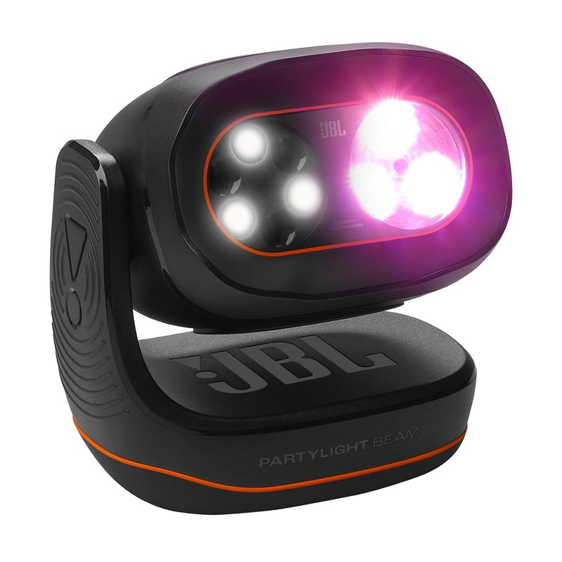 JBL PartyLight Beam, Bluetooth RGB LED Light Projector for PartyBox Speakers, Room Decor, Auracast Enabled, Compatible with JBL ONE/PartyBox Apps, 0.92 kg