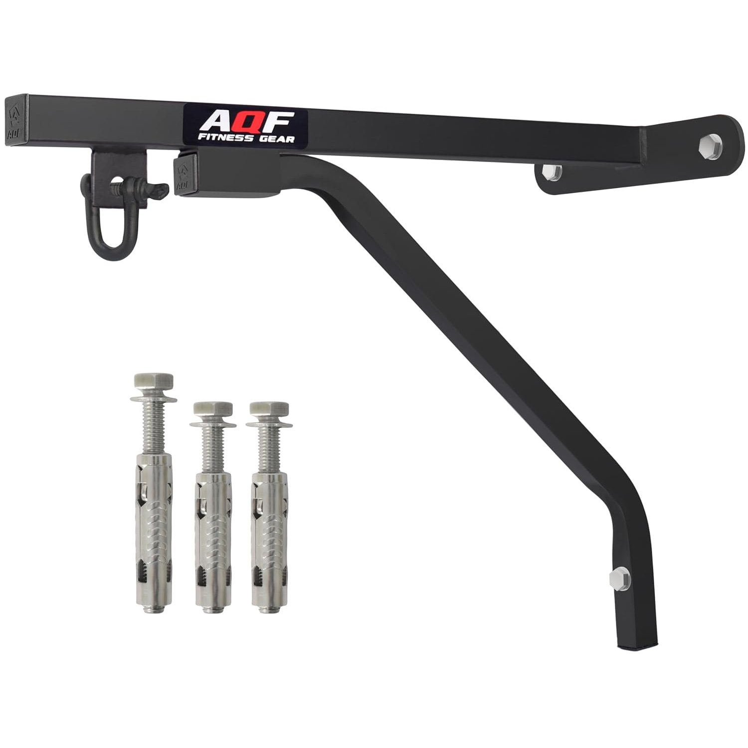 AQF Heavy Duty Punch Bag Wall Bracket Steel Mount Boxing Bag Bracket with D-Shackle Swivel and Fixings for Punching Bag Hanging -Boxing Bag stand for MMA Muay Thai Training Home, Gym workout Equipment