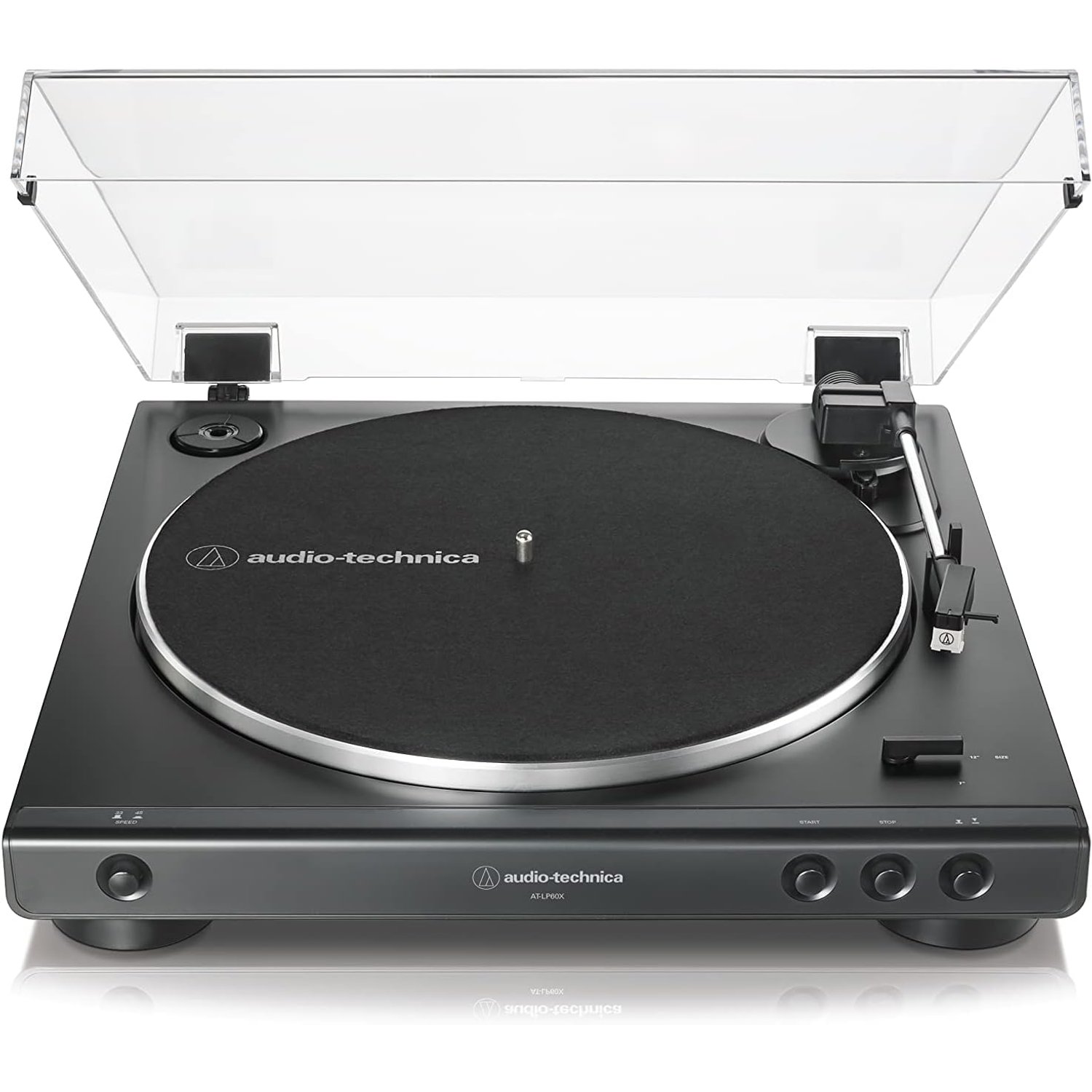Audio-Technica LP60XBK Fully Automatic Belt-drive Stereo Turntable Black