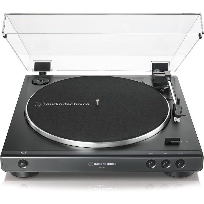 Audio-Technica LP60XBK Fully Automatic Belt-drive Stereo Turntable Black