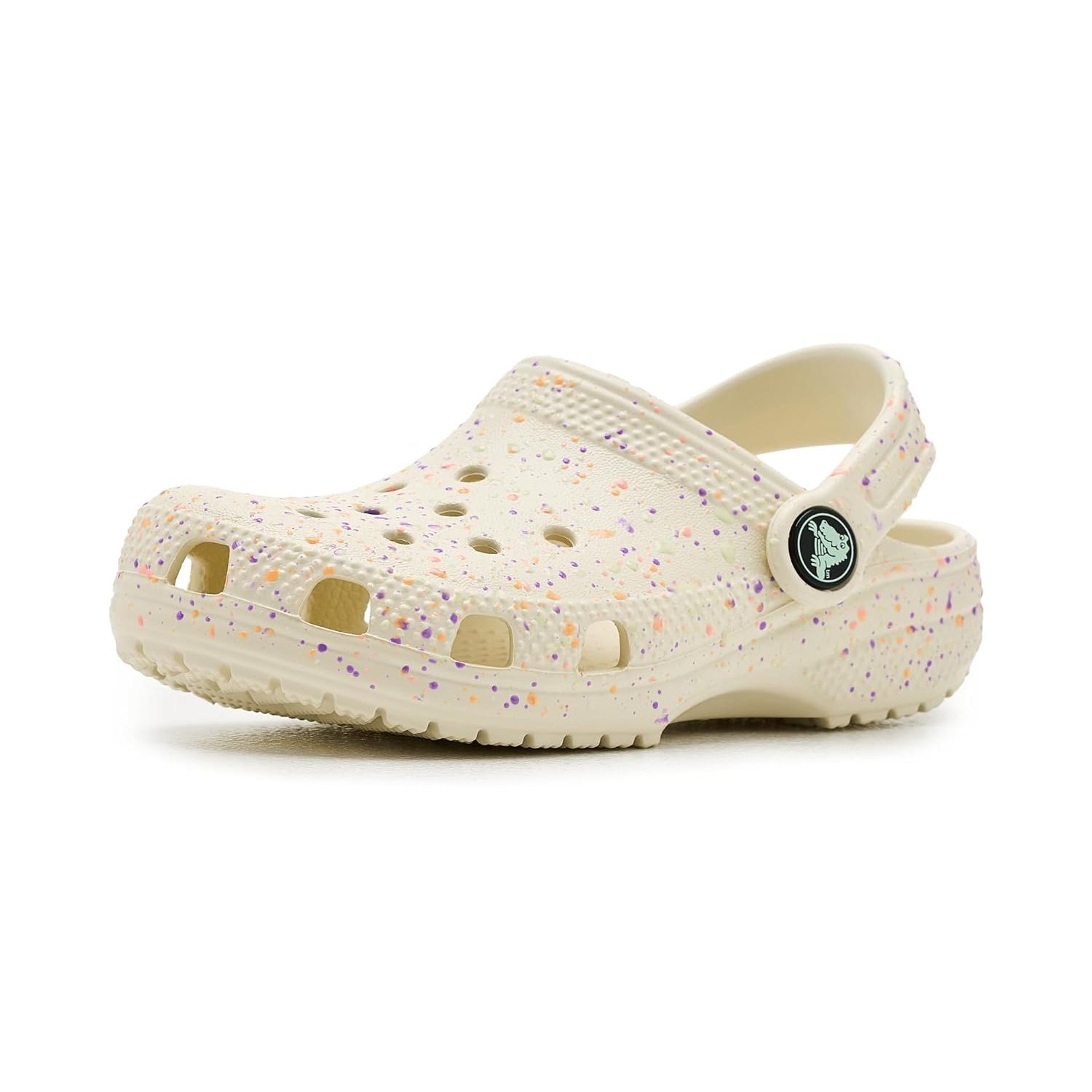 Crocs Unisex Adult 10001-5AF Classic Clog, Summit White/Multi Glow, 38 EU