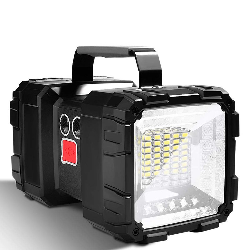 LETOUR Torch LED Super Bright 10000mAh 4800LM Multifunction Flashlight 7 Modes Rechargeable Camping Torch Large Light Powerful USB Power Bank for Outage,Outdoor