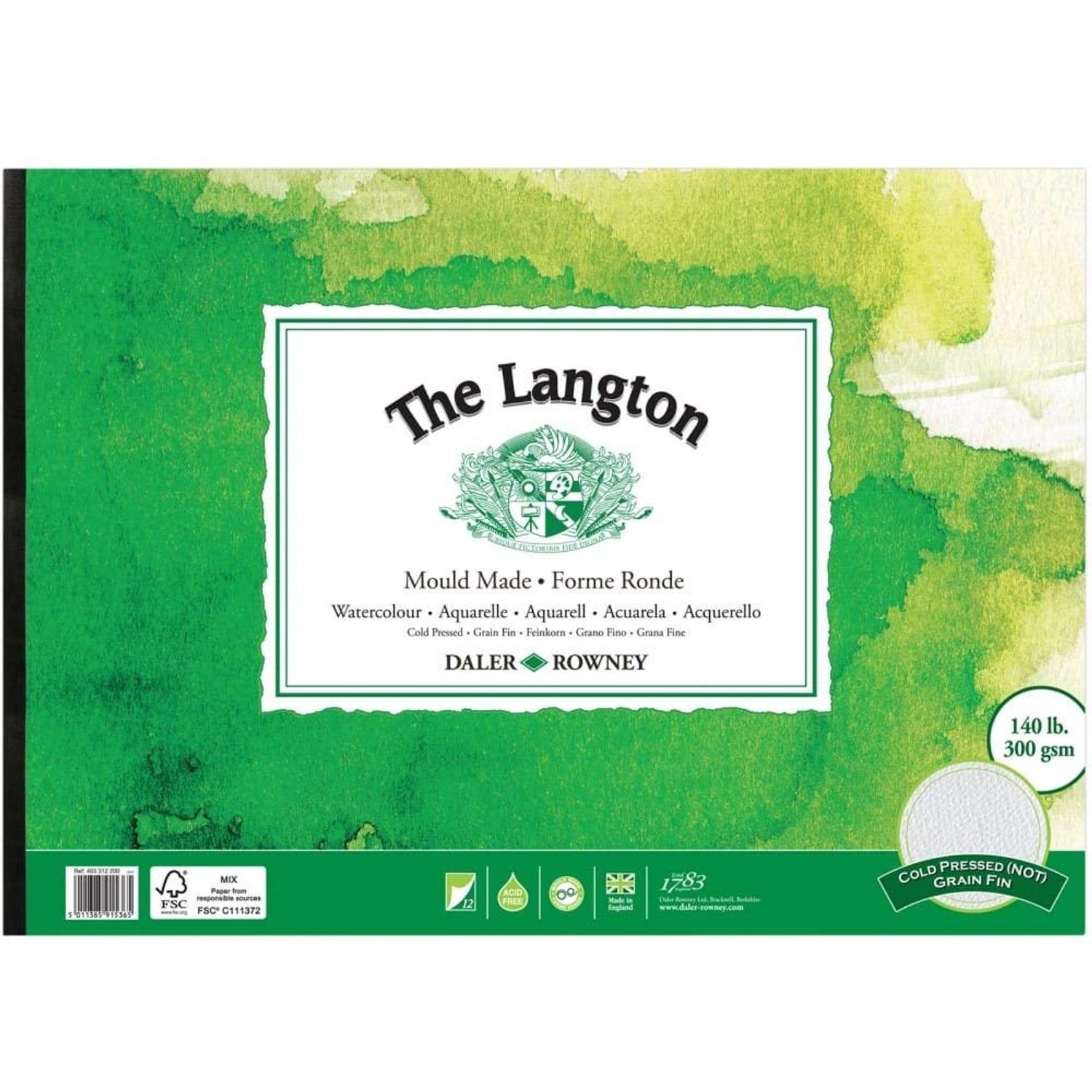 DR Langton Gummed Pad Not - A3, GDALGPA3