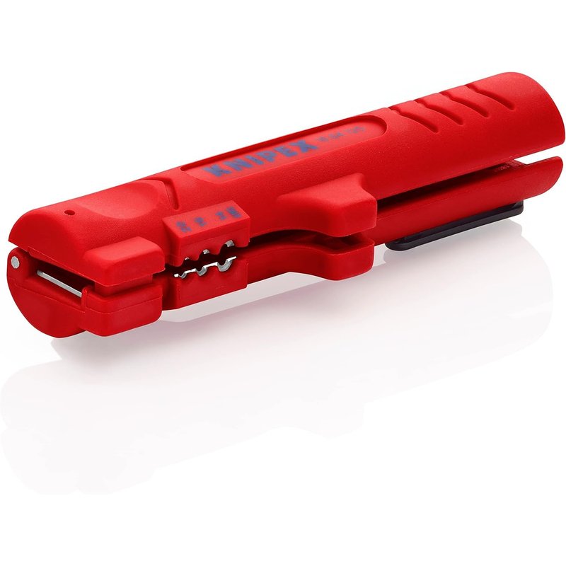 KNIPEX Stripping Tool for Flat and Round Cable in Blister 125 mm, 16 64 125 SB