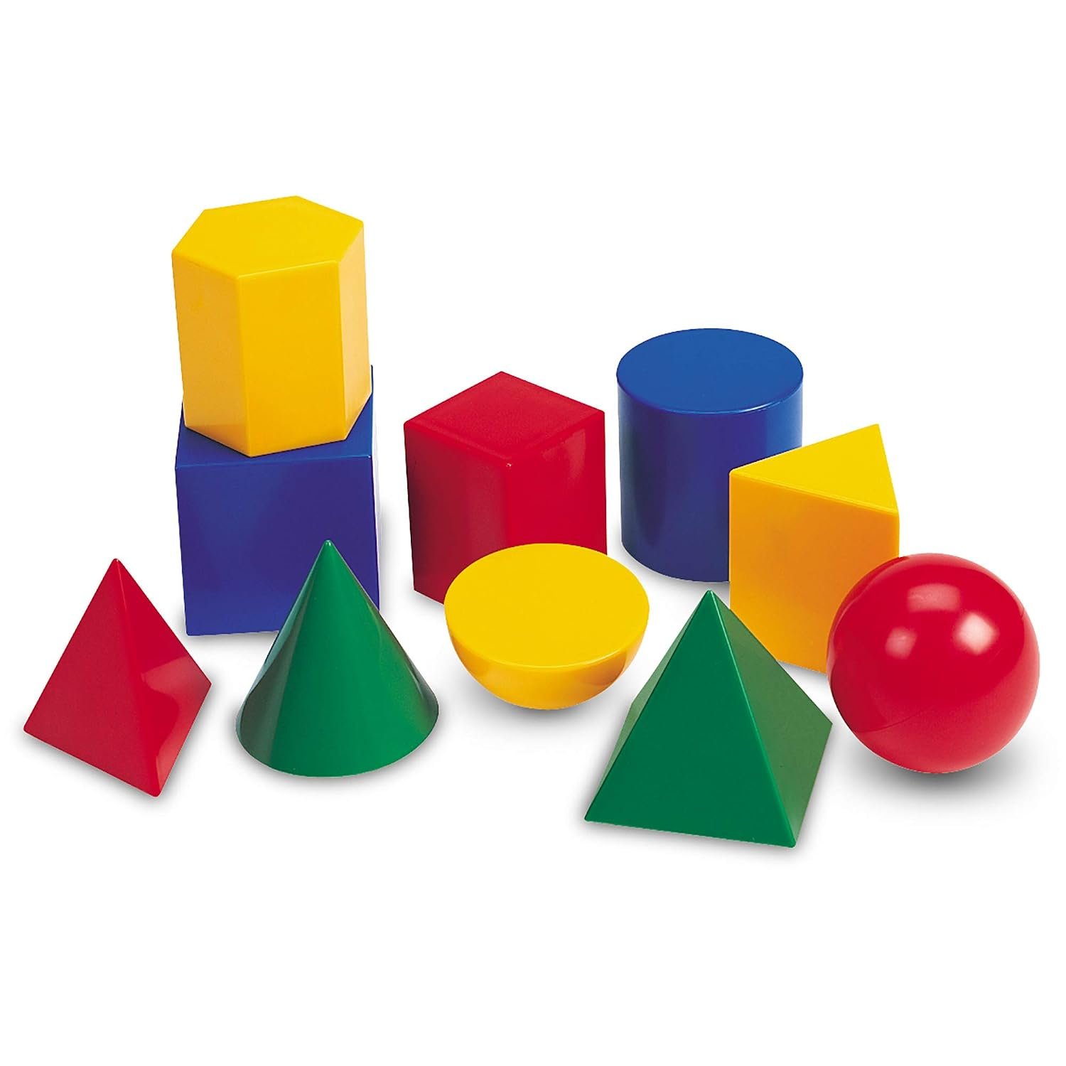 Learning Resources Large Geosolids Plastic Shapes