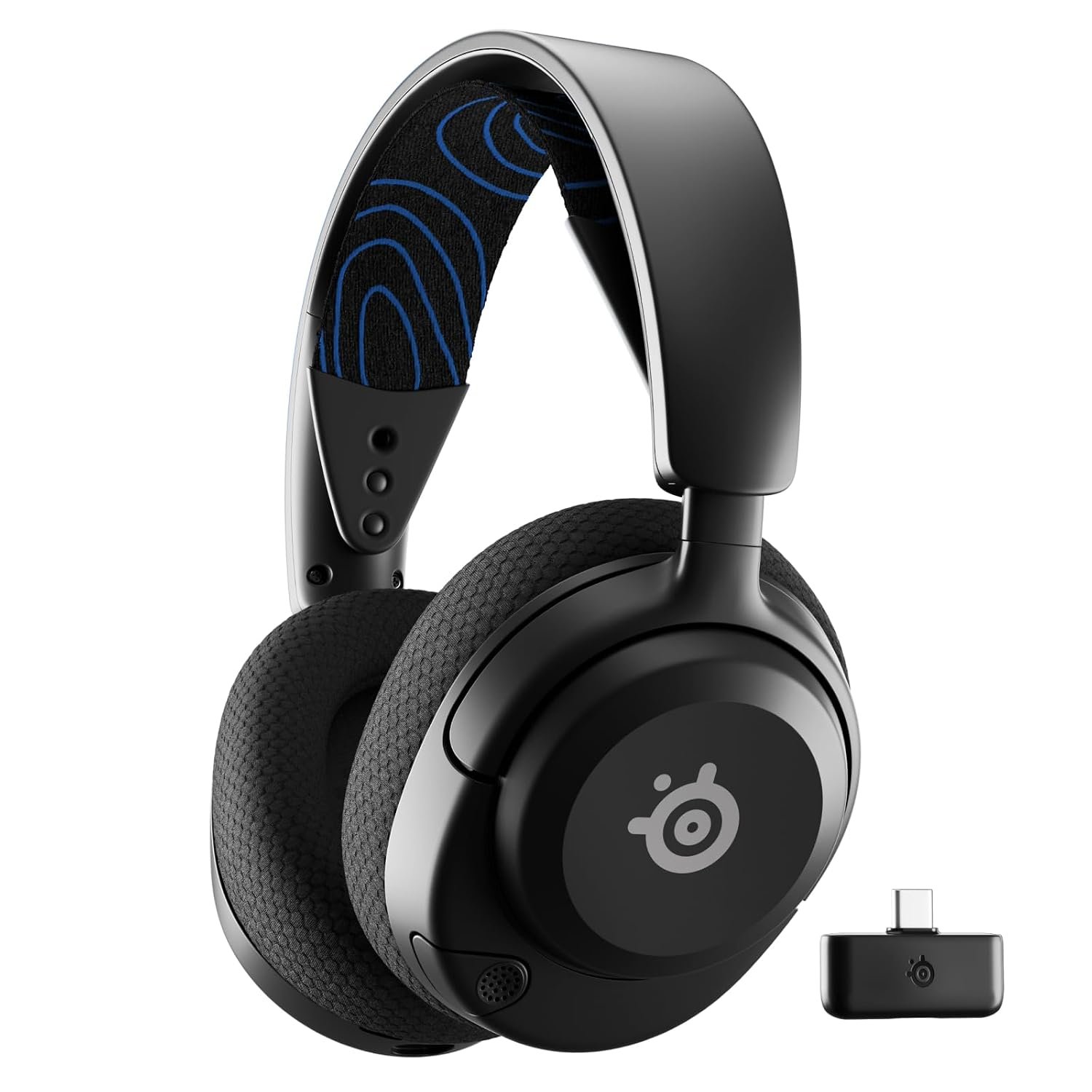 SteelSeries Arctis Nova 5P Wireless - PS5 Gaming Headset - 100+ Audio Presets via App - Neodymium Magnetic Drivers - 60H Battery - 2.4GHz/BT - ClearCast Gen2.X Mic - Supports PS4, PC, Mobile