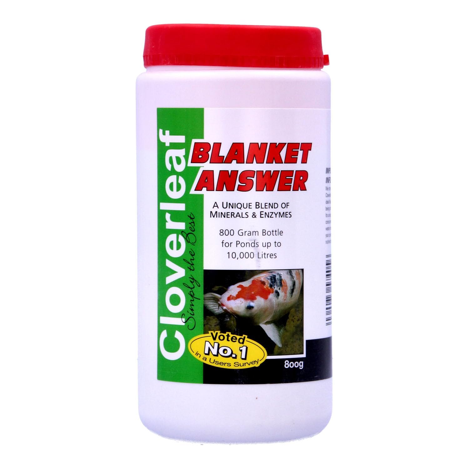 800g Cloverleaf Blanket Answer Koi Fish Pond Blanketweed Algae Treatment BA800GM