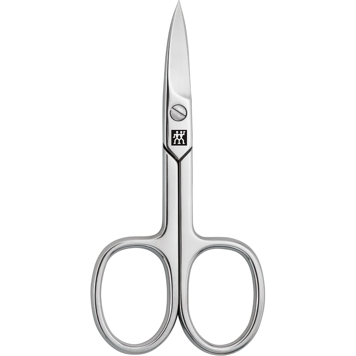 ZWILLING Nail Scissors (slightly curved cutting edge, scissors for hands and feet, hypoallergenic), Polished, Silver, 90 mm