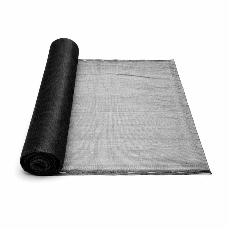 Yuzet 1m x 50m Black Debris Scaffold Garden Netting/Windbreak Shade, Crop Protection, Allotments Screen, Mesh Sheet, Anti Bird Net