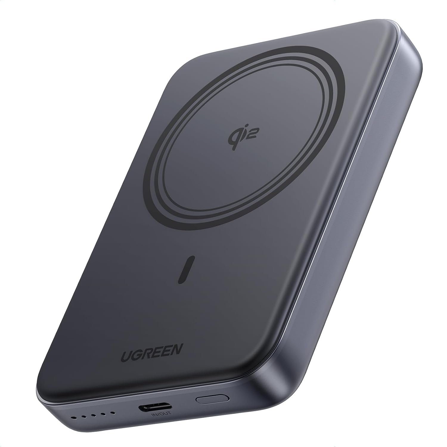 UGREEN Zapix Wireless Power Bank Fast Charging 10000mAh Qi2 Certified 15W Magnetic Mobile Phone Portable Charger PD 20W USB C Battery Pack MagSafe Compatible with iPhone 17-12 Series