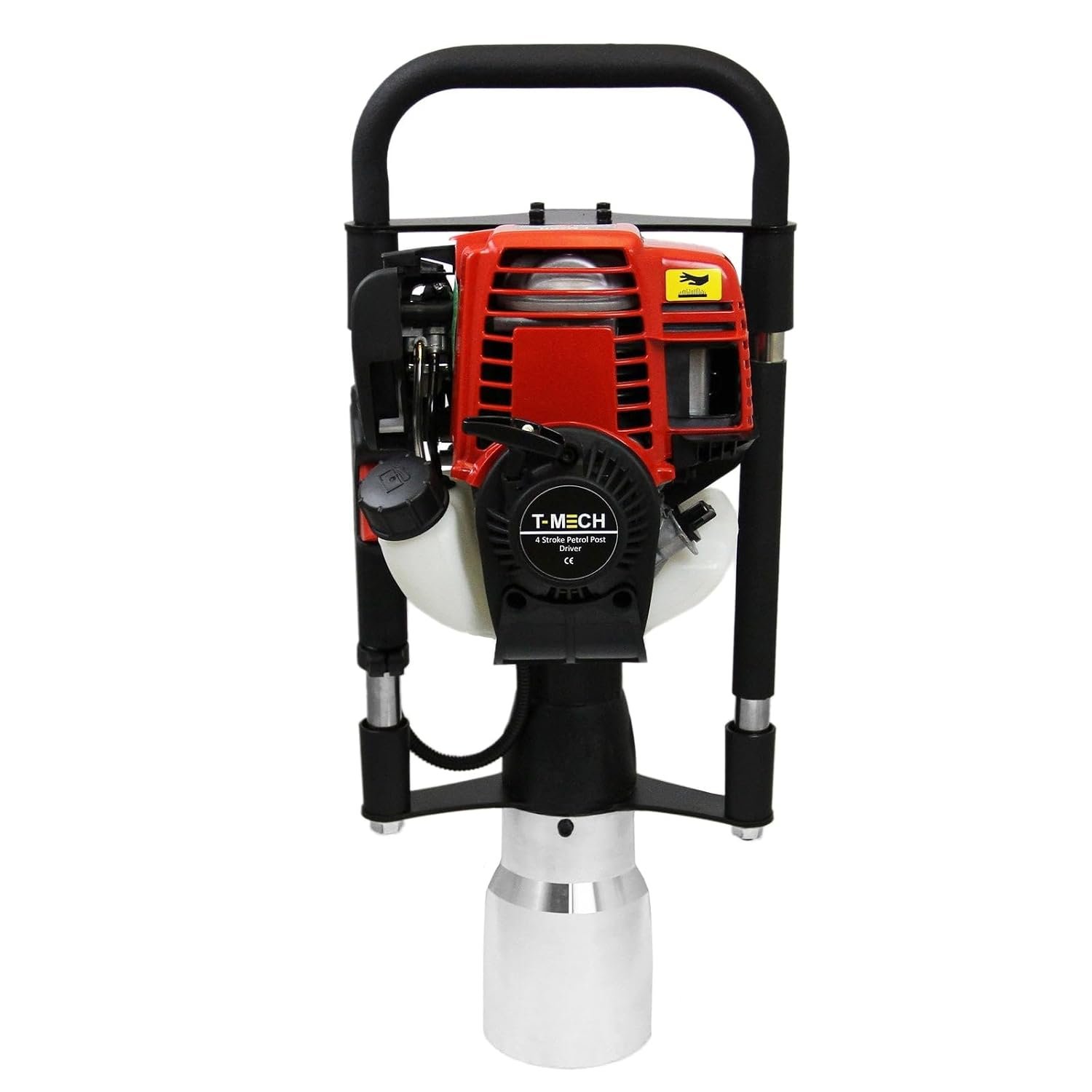 Petrol Post Driver with Carry Case and Tool Kit 4-Stroke Fence Knocker 120mm Pile Driver Jack Hammer Picket Fencing Ramming Thumping Driving Posts CE Certified PPE