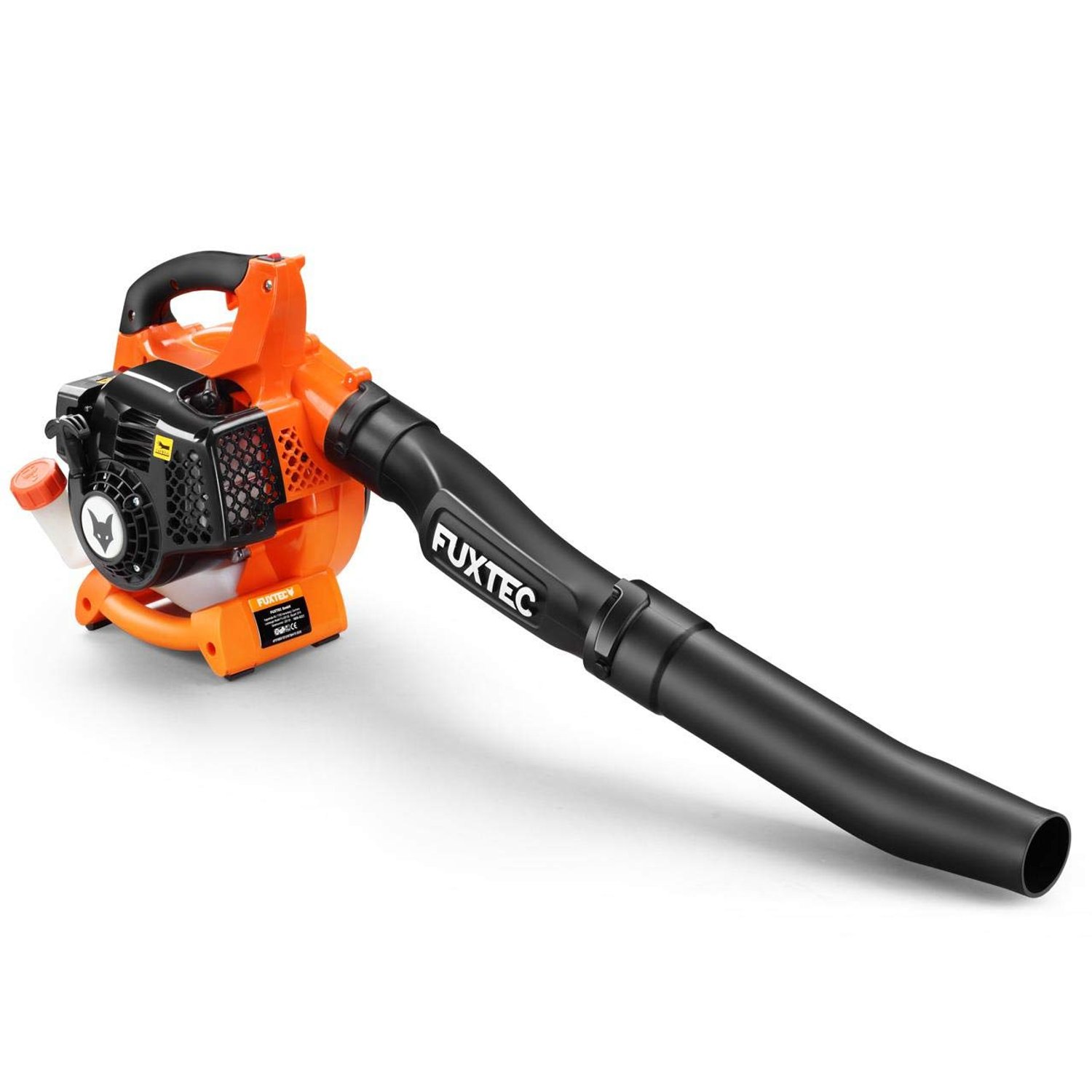 FUXTEC FX-LB126 Petrol Leaf Blower | 2-Stroke Petrol Garden Blower with 2 Blowpipes & Optional Vacuum Attachment