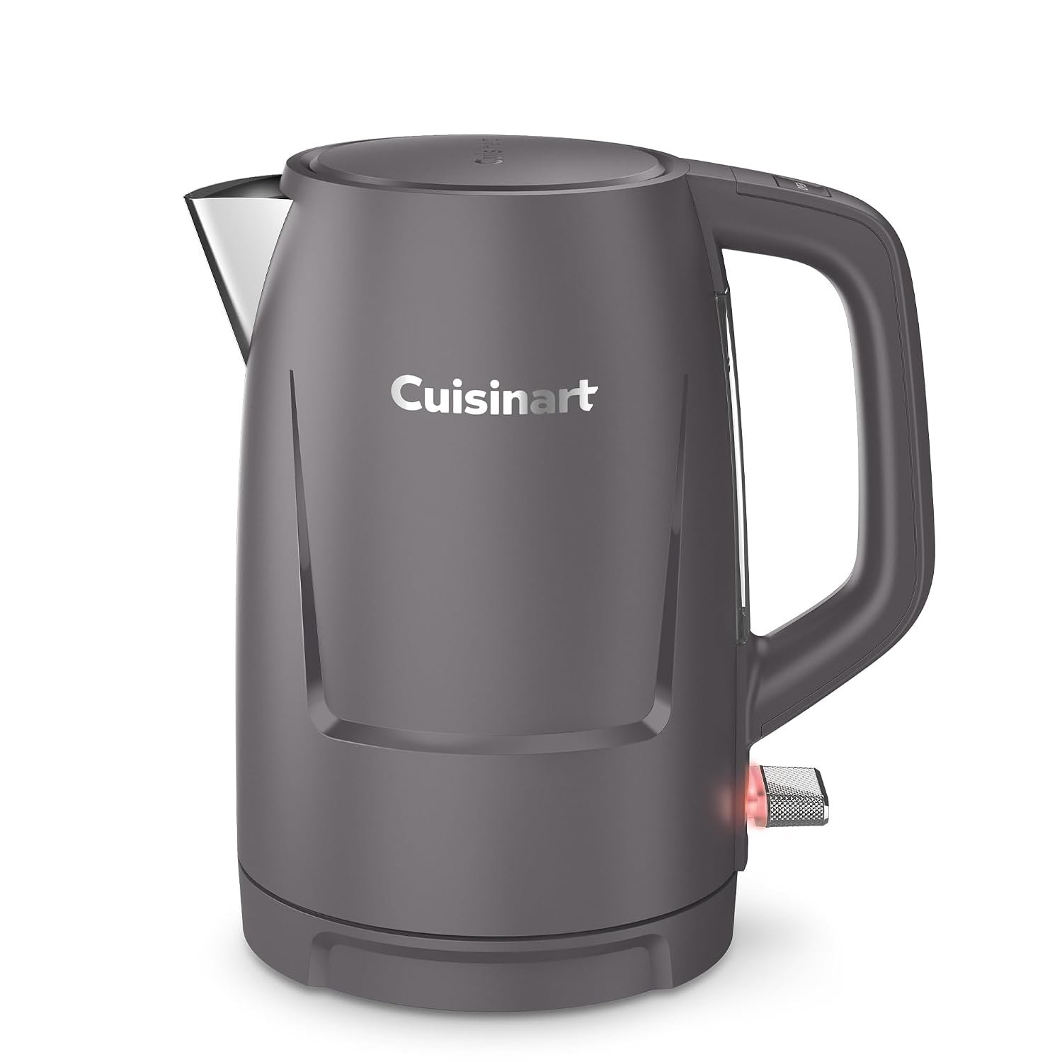 Cuisinart Core Collection Kettle | 1.5L Double-Walled | BPA-Free | Rapid Boil | Stainless Steel Interior | Cool-Touch Exterior | Contemporary Stone Grey Finish