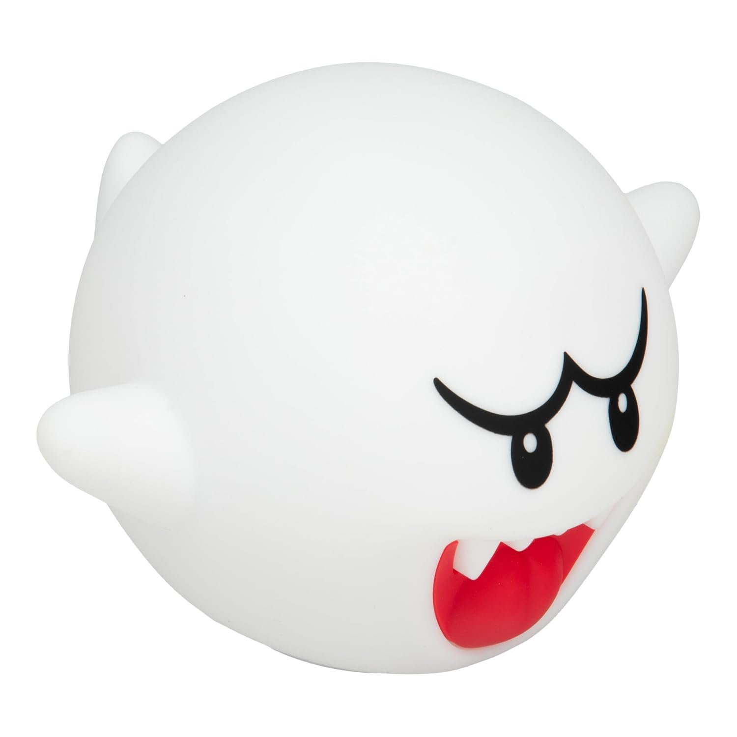 Paladone Super Mario Boo SquishyGlo Silicone Light, Officially Licensed Nintendo Lamp for Kids & Teens, Cordless & Rechargeable Bedroom Décor, Collectible Gaming Merchandise