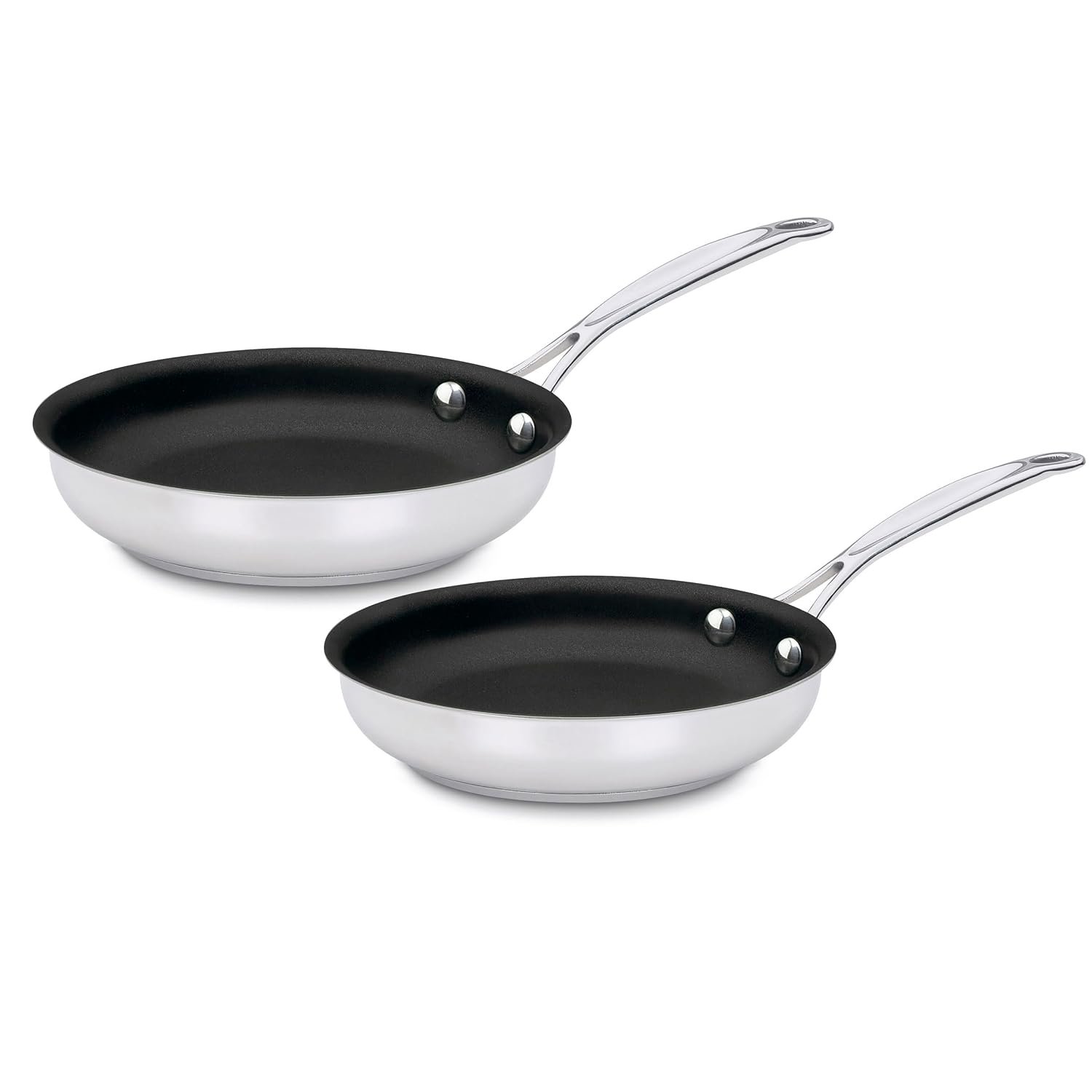 Cuisinart Chef's Classic™ Stainless Non-Stick Skillets, 9" Skillet & 11" Skillet Set