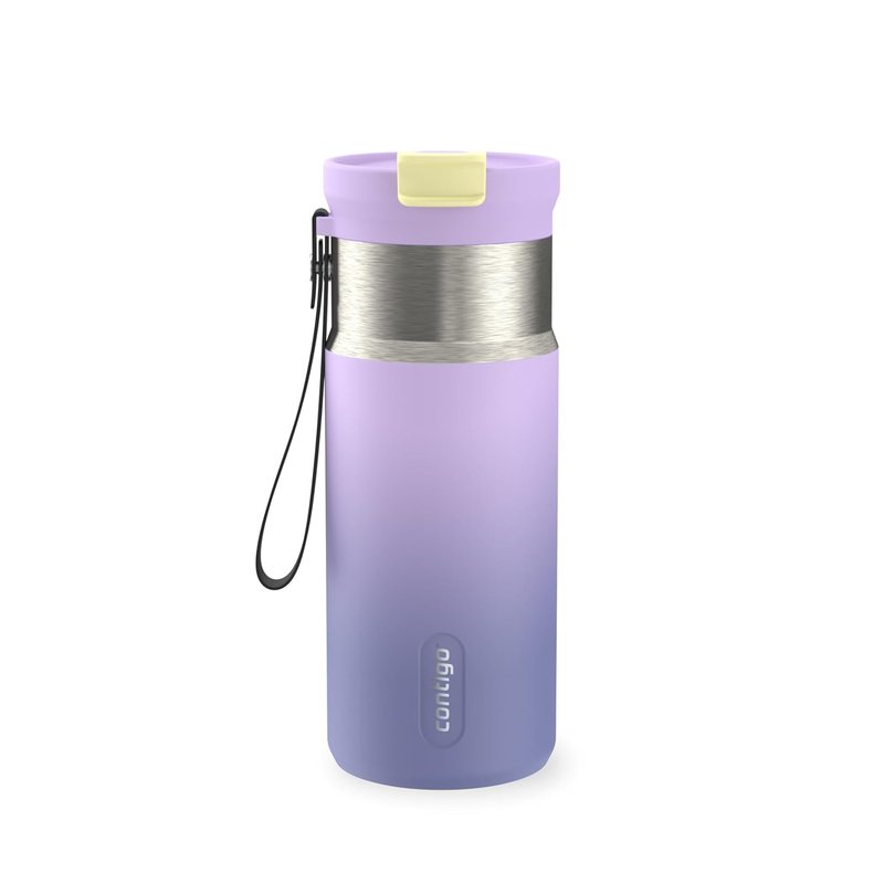 Contigo DualSip 16 oz Compact Leakproof Insulated Water Bottle with 2-Way Lid