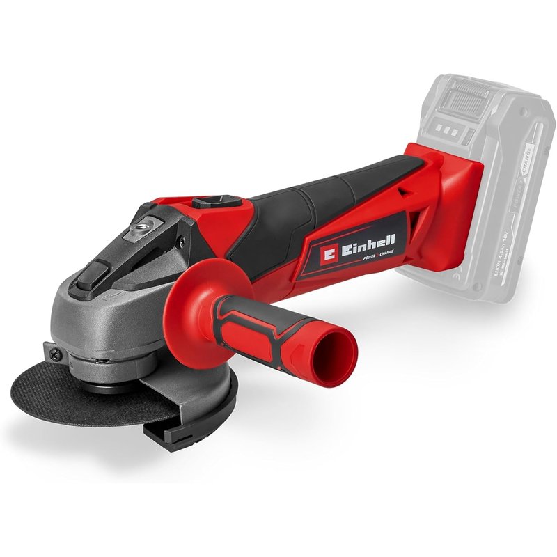 Einhell Cordless Angle Grinder TC-AG 18/115 Li-Solo Power X-Change (18 V, 115 mm disc Diameter, 28 mm Cutting Depth, softstart, Without Cutting disc, Without Battery)