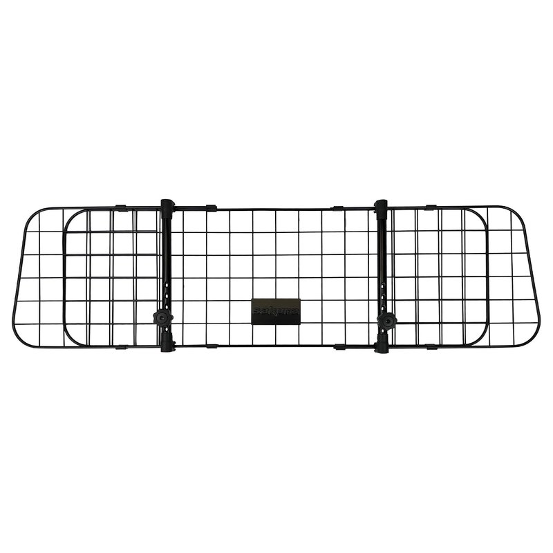 Sakura Headrest Dog Guard for Cars SS5259 - Easy Fit for Most Vehicles Hatchbacks SUVs Estates MPVs – Width Adjustable No Tools Needed, Black from 106 x 33 x 6 cm