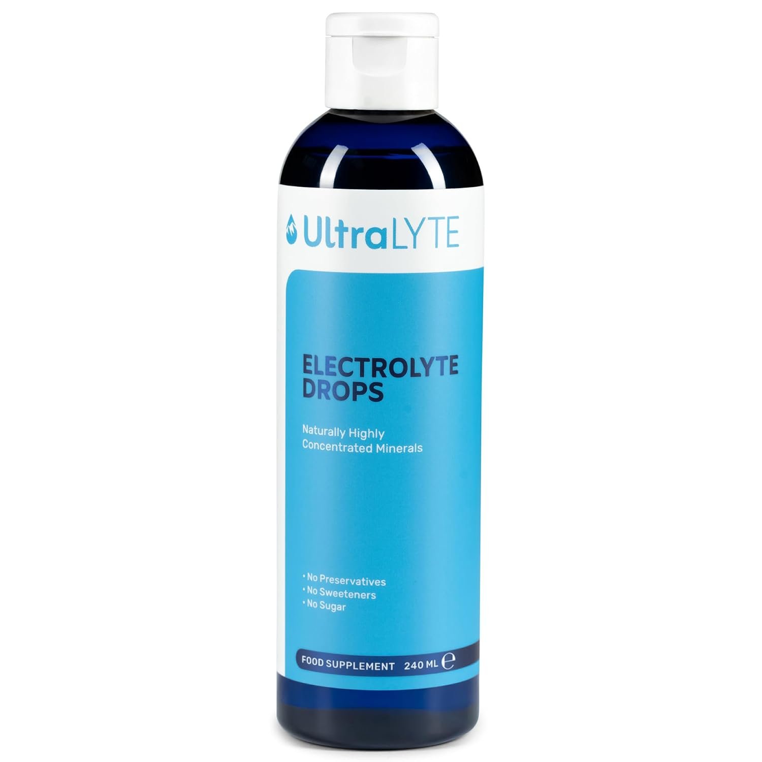 Ultra Lyte Keto Electrolytes Trace Mineral Drops – Highly Concentrated Mineral Supplements with Zero Calories – Vegan-Friendly Electrolyte Drops for Hydration, Muscle Cramp – 96 Servings