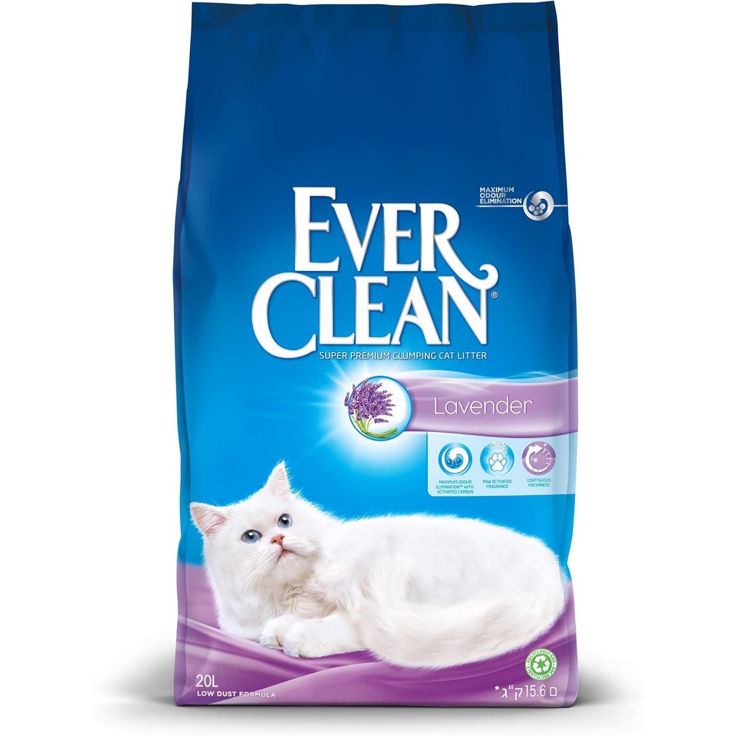 Ever Clean Lavender Clumping Cat Litter 20L