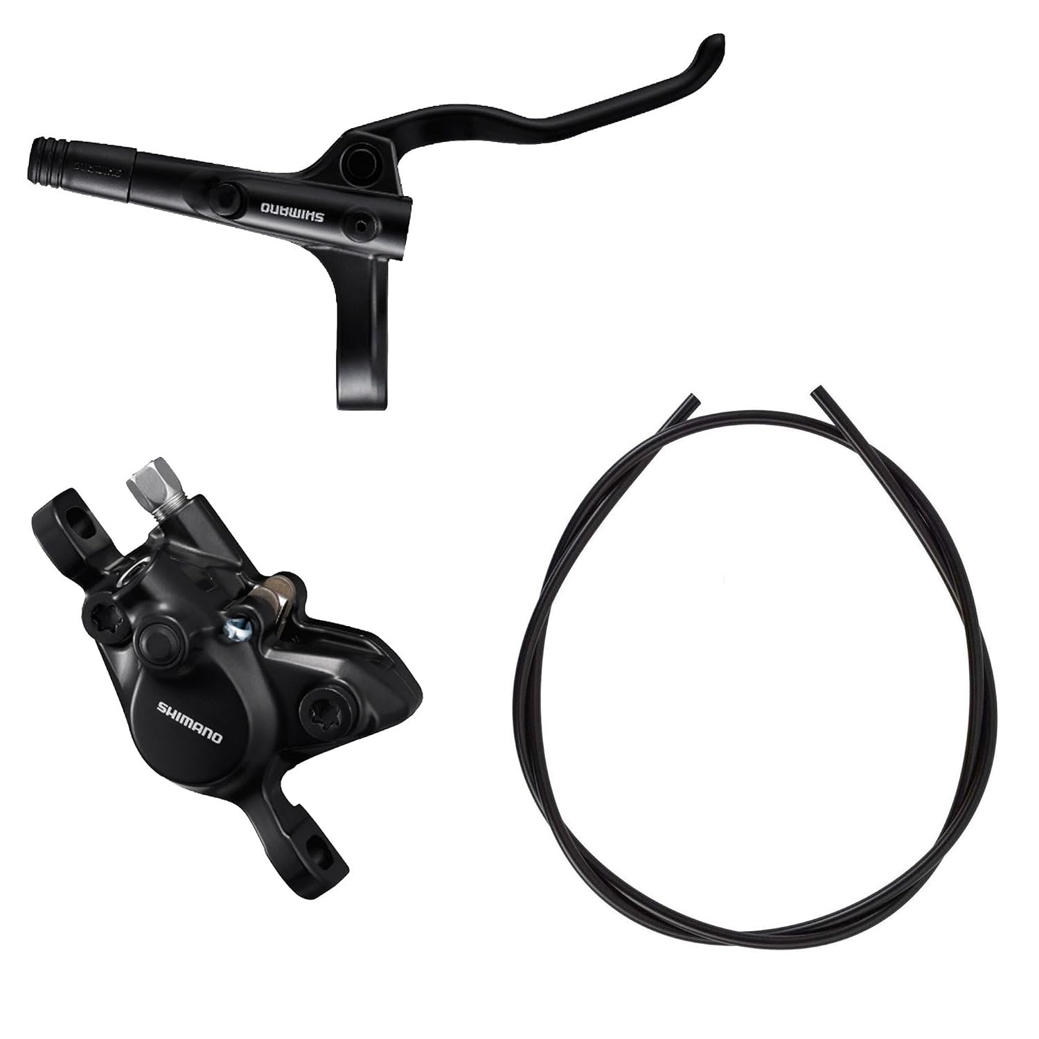 SHIMANO BR-MT200/BL-MT200 Front Right Bled Brake Lever/Post Mount Calliper Black