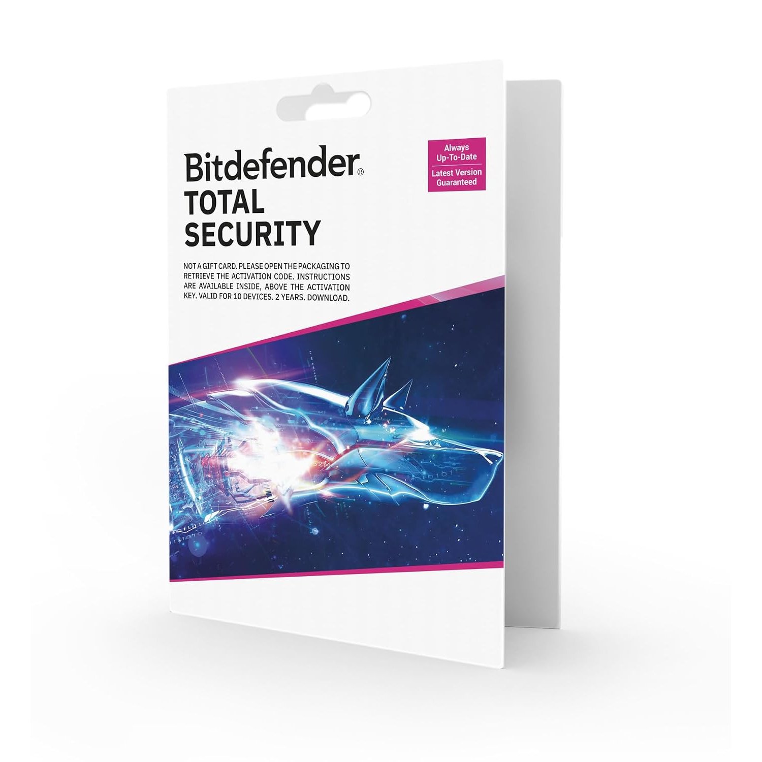 Bitdefender Total Security 2026 | 10 Devices | 2 Year Subscription | PC/Mac/iOS/Android | Activation Code by Post
