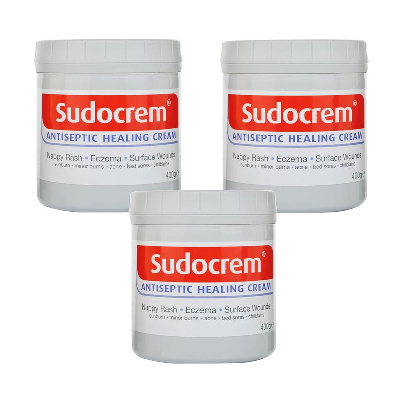 THREE PACKS of Sudocrem Antiseptic Cream 400g Tubs
