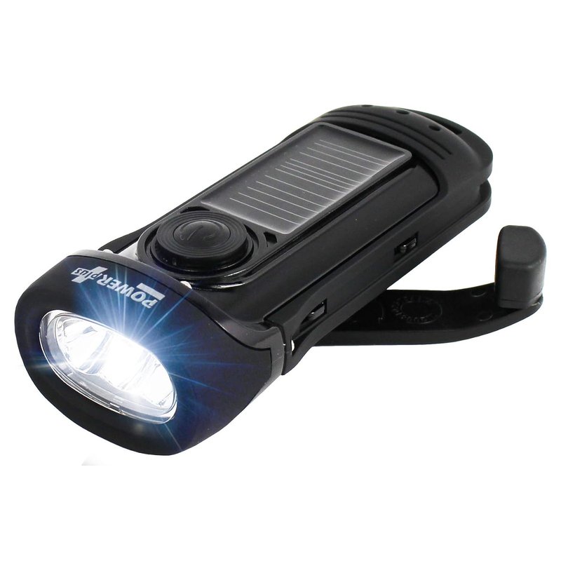 Power Plus Barracuda LED Solar/Wind-Up Torch