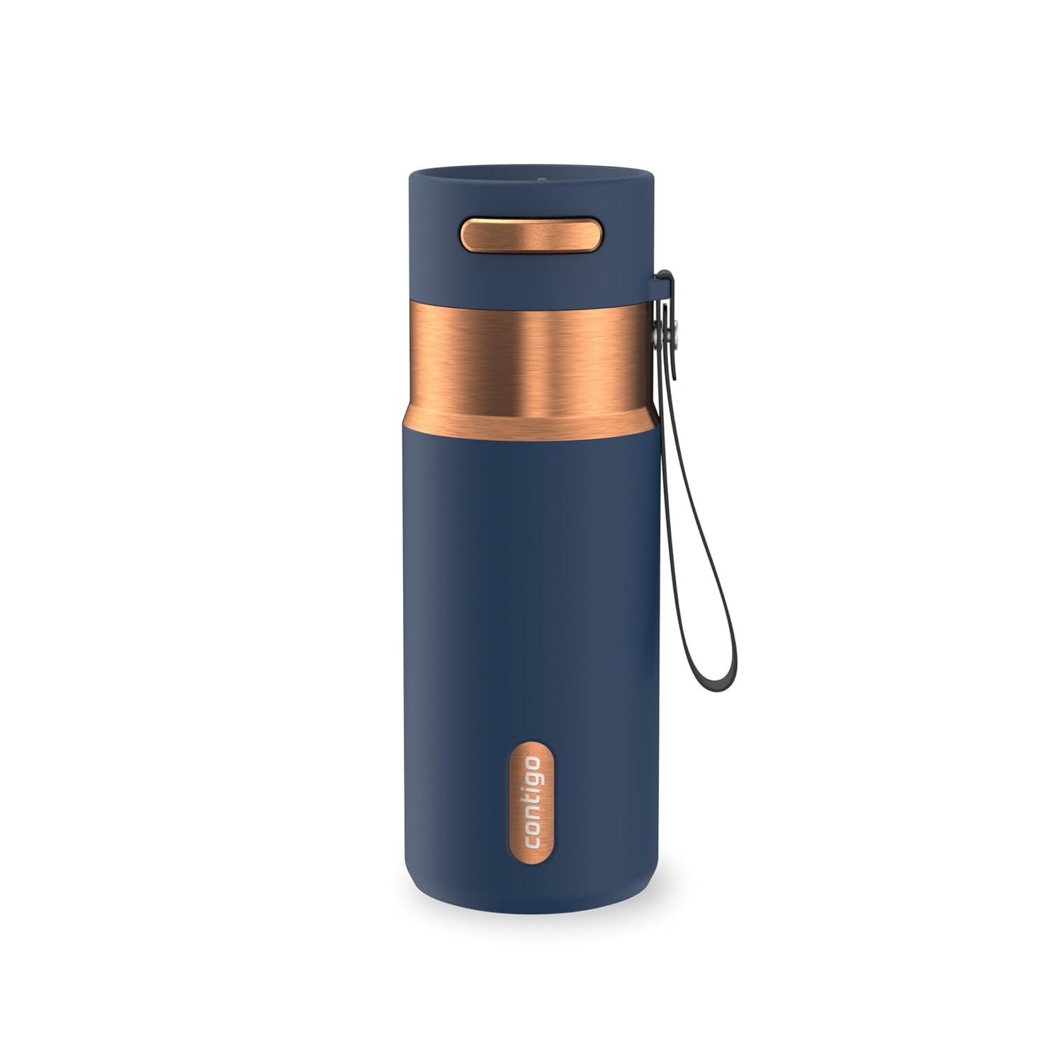Contigo AutoSeal 16 oz Leakproof Water Bottle with Carrying Strap