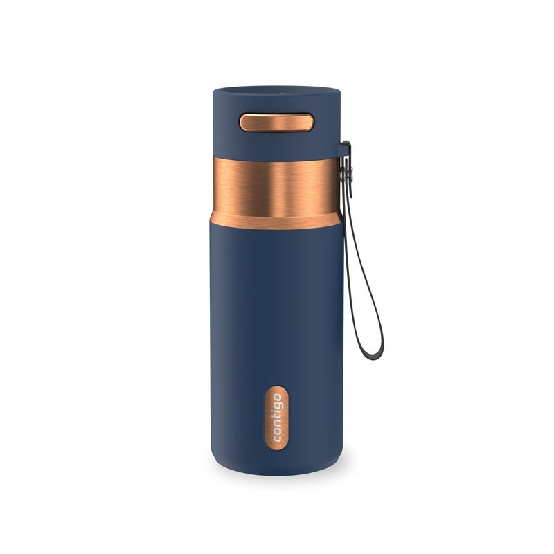 Contigo AutoSeal 16 oz Leakproof Water Bottle with Carrying Strap