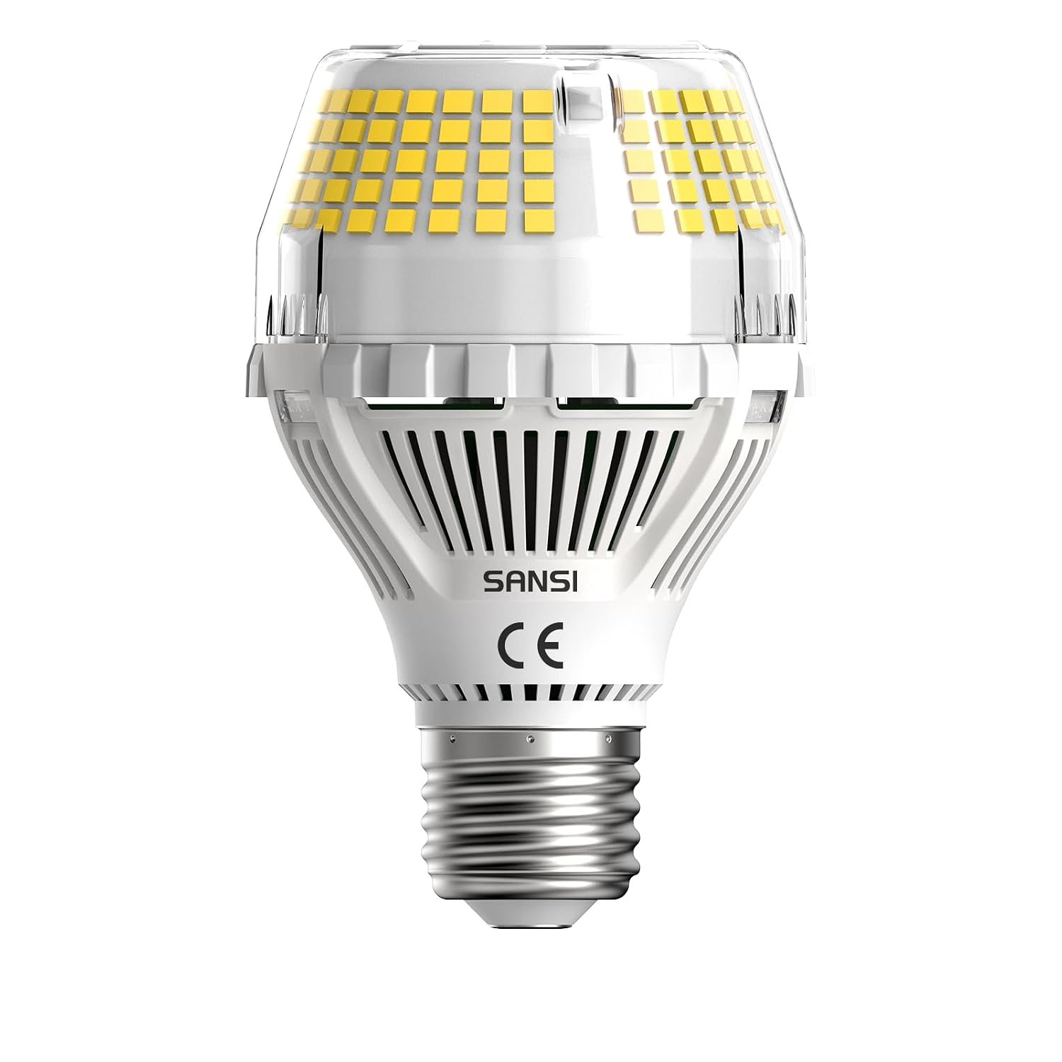 SANSI E27 Screw LED Light Bulb 35W, 350W Incandescent Bulb Equivalent, 5000LM 5000K Daylight White for Indoor Home Lighting, Not Dimmable, Flicker Free - 1 Unit