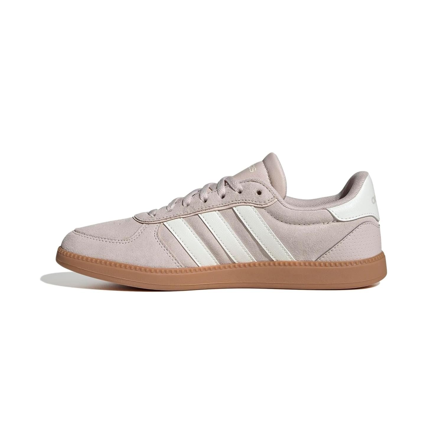adidas Women's Breaknet Sleek Sneaker, Putty Mauve/White/Gum, 9.5 UK