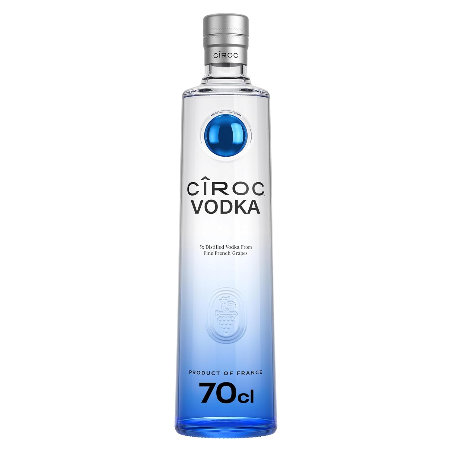 Cîroc Premium Vodka | 40% vol | 70cl | Distilled 5 Times | Exceptionally Smooth | Fresh Citrus Flavour | Packaging May Vary