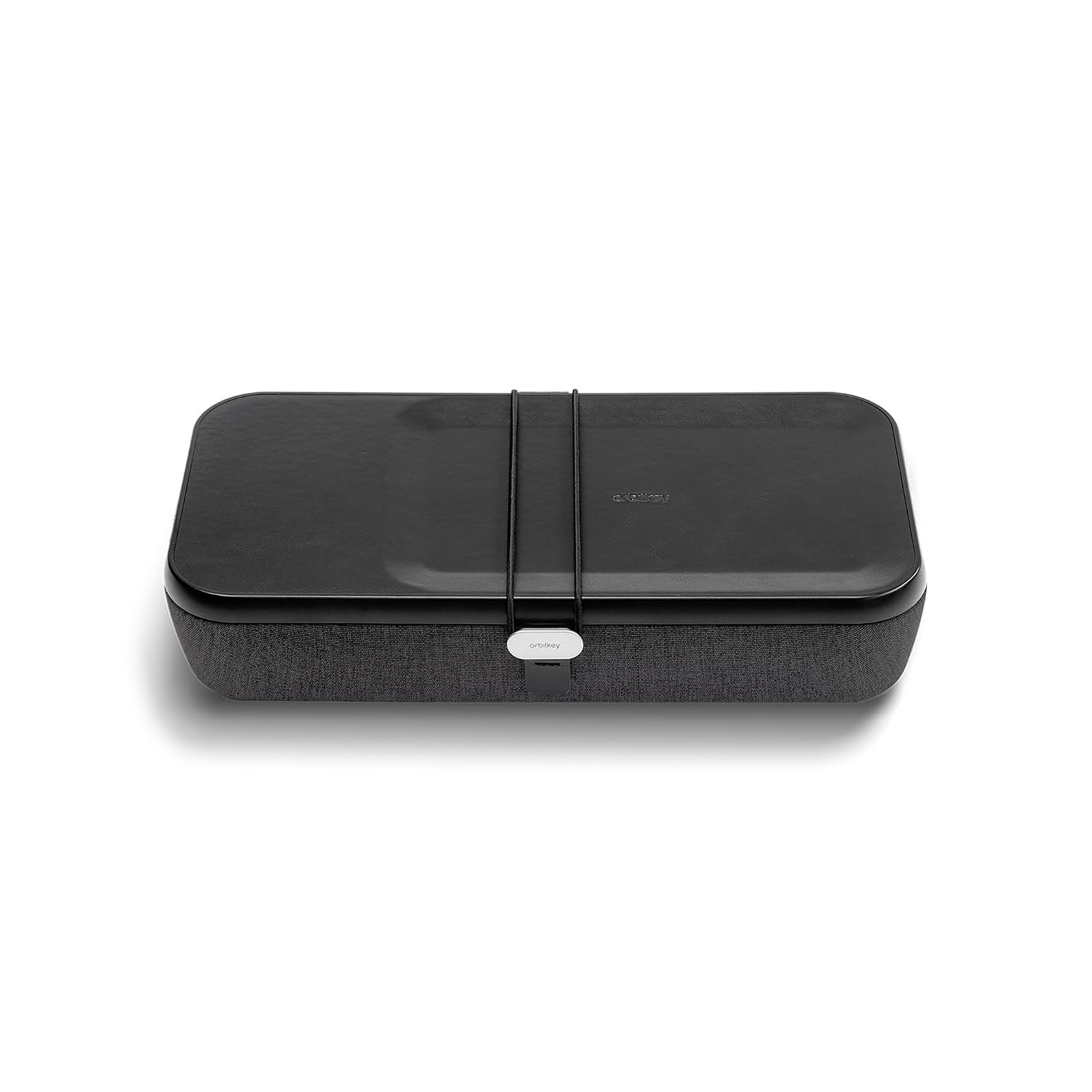 Orbitkey Nest V2 Portable Desk Organiser – Tech Accessory Storage with Wireless Charging – Travel Cable Organiser for Office, Home & Everyday Carry – Compact Case for Gadget & Essential (Black)